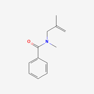 molecular formula C12H15NO B12585962 N-Methyl-N-(2-methyl-2-propen-1-yl)benzamide CAS No. 606149-46-6