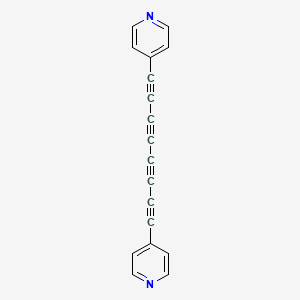 molecular formula C18H8N2 B12585969 4,4'-(Octa-1,3,5,7-tetrayne-1,8-diyl)dipyridine CAS No. 648432-02-4