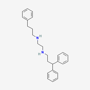 molecular formula C26H32N2 B12585990 N'-(3,3-diphenylpropyl)-N-(3-phenylpropyl)ethane-1,2-diamine CAS No. 627522-64-9