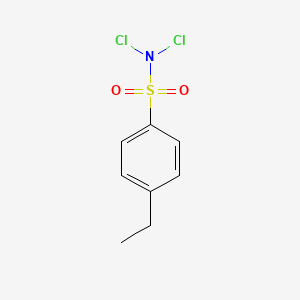 molecular formula C8H9Cl2NO2S B12586011 N,N-Dichloro-4-ethylbenzenesulfonamide CAS No. 610770-31-5