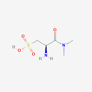 molecular formula C5H12N2O4S B12586031 N,N-Dimethyl-3-sulfo-L-alaninamide CAS No. 648881-39-4