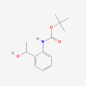 molecular formula C13H19NO3 B1258610 tert-butyl N-[2-(1-hydroxyethyl)phenyl]carbamate CAS No. 328956-56-5