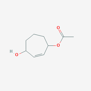 molecular formula C9H14O3 B12586118 4-Hydroxycyclohept-2-en-1-yl acetate CAS No. 606490-58-8