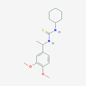 1-Cyclohexyl-3-[1-(3,4-dimethoxyphenyl)ethyl]thiourea