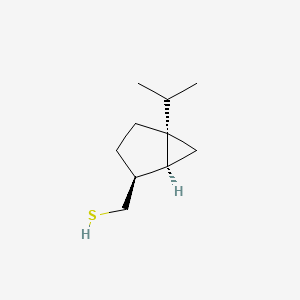 molecular formula C10H18S B12586156 [(1S,2S,5S)-5-(Propan-2-yl)bicyclo[3.1.0]hexan-2-yl]methanethiol CAS No. 479209-94-4
