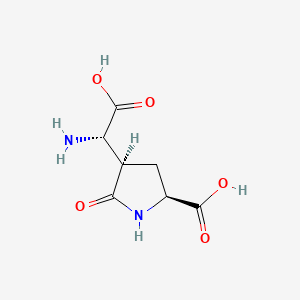 (2S,4R)-4-[(S)-amino(carboxy)methyl]-5-oxopyrrolidine-2-carboxylic acid