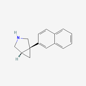 molecular formula C15H15N B1258622 Centanafadine CAS No. 924012-43-1