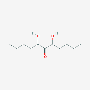 molecular formula C11H22O3 B12586224 6-Undecanone, 5,7-dihydroxy- CAS No. 649767-32-8