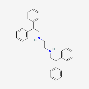 molecular formula C30H32N2 B12586228 N,N'-bis(2,2-diphenylethyl)ethane-1,2-diamine CAS No. 627522-67-2