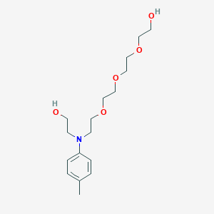molecular formula C17H29NO5 B12586229 12-(4-Methylphenyl)-3,6,9-trioxa-12-azatetradecane-1,14-diol CAS No. 878391-31-2