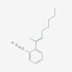 molecular formula C16H20 B12586247 1-Ethynyl-2-(oct-2-EN-2-YL)benzene CAS No. 648933-22-6