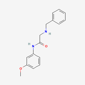 molecular formula C16H18N2O2 B12586276 2-Benzylamino-N-(3-methoxy-phenyl)-acetamide 