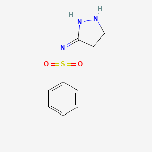 molecular formula C10H13N3O2S B12586328 N-(4,5-Dihydro-1H-pyrazol-3-yl)-4-methylbenzenesulfonamide 