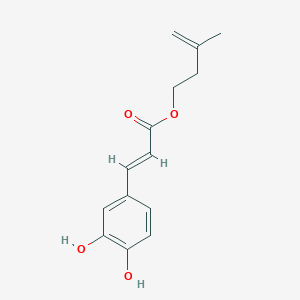 molecular formula C14H16O4 B1258635 3-Methyl-3-butenyl caffeate 