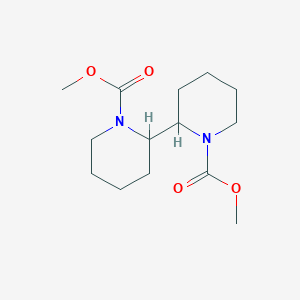 molecular formula C14H24N2O4 B12586418 Dimethyl [2,2'-bipiperidine]-1,1'-dicarboxylate CAS No. 639008-41-6