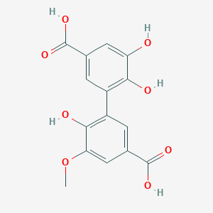 2,2',3-Trihydroxy-3'-methoxy-5,5'-dicarboxybiphenyl