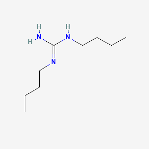 molecular formula C9H21N3 B1258652 Guanidine, N,N'-dibutyl- CAS No. 34331-58-3