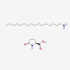 molecular formula C21H42N2O3 B12586524 hexadecan-1-amine;(2S)-5-oxopyrrolidine-2-carboxylic acid CAS No. 645388-72-3