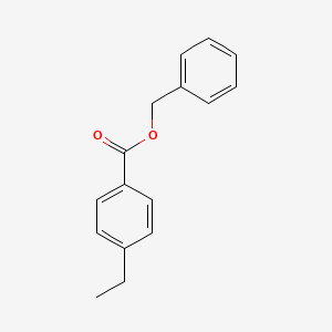 molecular formula C16H16O2 B12586583 4-Ethylbenzoic acid, benzyl ester CAS No. 634917-14-9