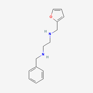 molecular formula C14H18N2O B12586640 N~1~-Benzyl-N~2~-[(furan-2-yl)methyl]ethane-1,2-diamine CAS No. 627522-78-5