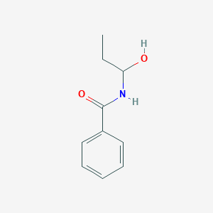 molecular formula C10H13NO2 B12586654 N-(1-Hydroxypropyl)benzamide CAS No. 875557-09-8
