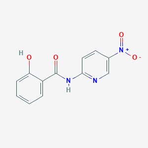 molecular formula C12H9N3O4 B12586704 2-hydroxy-N-(5-nitropyridin-2-yl)benzamide CAS No. 634166-21-5