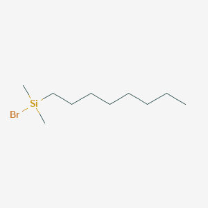 molecular formula C10H23BrSi B12586723 Bromo(dimethyl)octylsilane CAS No. 876727-49-0