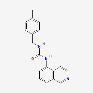 molecular formula C18H17N3O B12586743 Urea, N-5-isoquinolinyl-N'-[(4-methylphenyl)methyl]- CAS No. 581809-81-6