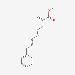 molecular formula C16H18O2 B12586750 Methyl 2-methylidene-8-phenylocta-4,6-dienoate CAS No. 646533-92-8