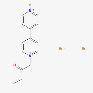 molecular formula C14H16Br2N2O B12586772 1-(2-Oxobutyl)-4,4'-bipyridin-1-ium dibromide CAS No. 651007-13-5