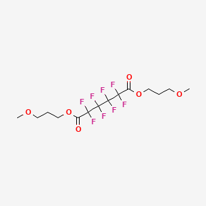 molecular formula C14H18F8O6 B12586784 Bis(3-methoxypropyl) octafluorohexanedioate CAS No. 600700-53-6