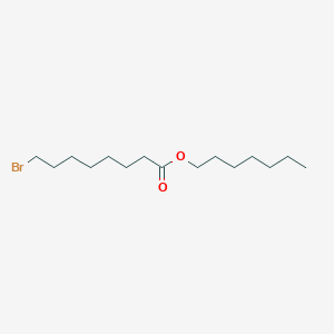 molecular formula C15H29BrO2 B12586810 Heptyl 8-bromooctanoate CAS No. 612842-05-4