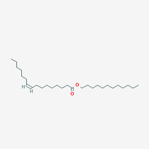 molecular formula C28H54O2 B1258684 Lauryl palmitoleate 