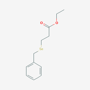 molecular formula C12H16O2Se B12586854 Ethyl 3-(benzylselanyl)propanoate CAS No. 879131-90-5