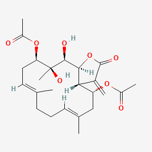 molecular formula C24H34O8 B1258689 Michaolide K 