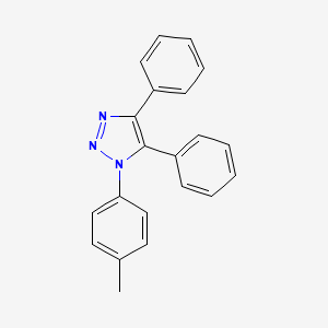 molecular formula C21H17N3 B12586902 1-(4-Methylphenyl)-4,5-diphenyl-1H-1,2,3-triazole CAS No. 634604-14-1