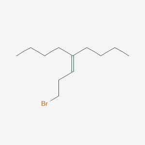 molecular formula C12H23Br B12586944 Nonane, 5-(3-bromopropylidene)- CAS No. 602329-04-4