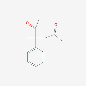molecular formula C13H16O2 B12586997 3-Methyl-3-phenylhexane-2,5-dione CAS No. 583887-46-1