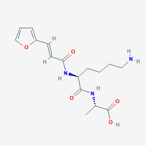 molecular formula C16H23N3O5 B125870 FA-Lys-Ala-OH CAS No. 158016-07-0