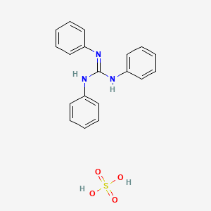 molecular formula C19H19N3O4S B12587049 Sulfuric acid;1,2,3-triphenylguanidine CAS No. 581784-80-7