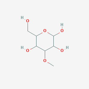 molecular formula C7H14O6 B125871 3-O-Methyl-D-glucopyranose CAS No. 3370-81-8