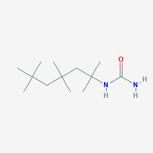 molecular formula C13H28N2O B12587109 N-(2,4,4,6,6-Pentamethylheptan-2-yl)urea CAS No. 494209-63-1