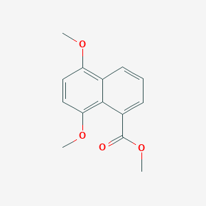 molecular formula C14H14O4 B1258714 Methyl 5,8-dimethoxy-1-naphthoate 