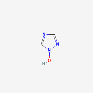 molecular formula C2H3N3O B1258715 1-Hydroxy-1,2,4-triazole 
