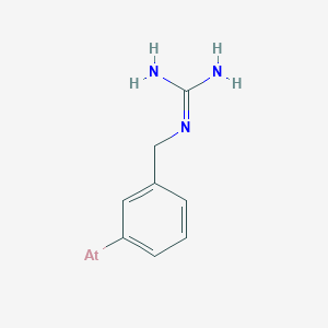 molecular formula C8H10AtN3 B1258717 m-Astatobenzylguanidine 
