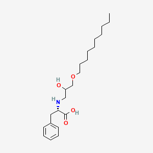 molecular formula C22H37NO4 B12587200 N-[3-(Decyloxy)-2-hydroxypropyl]-L-phenylalanine CAS No. 571194-09-7