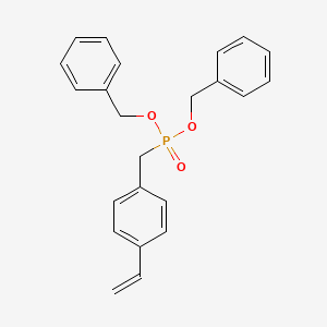 molecular formula C23H23O3P B12587243 Dibenzyl [(4-ethenylphenyl)methyl]phosphonate CAS No. 499238-97-0