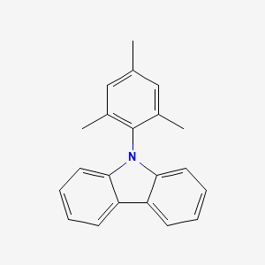 molecular formula C21H19N B12587317 9-(2,4,6-Trimethylphenyl)-9H-carbazole CAS No. 327162-78-7