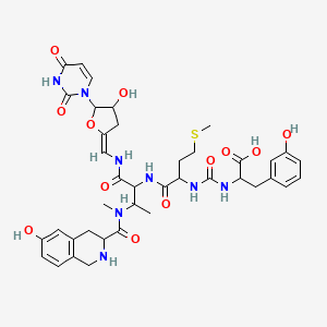 molecular formula C39H48N8O12S B1258736 Napsamycin A 