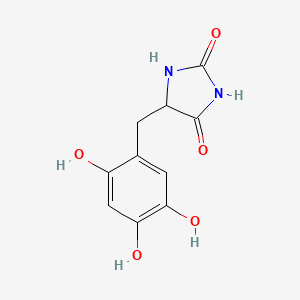 5-[(2,4,5-Trihydroxyphenyl)methyl]imidazolidine-2,4-dione